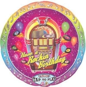 28" ROCKIN BIRTHDAY SINGING BALLOON-0