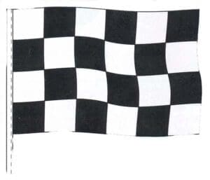 checkered antenna pennant f 1