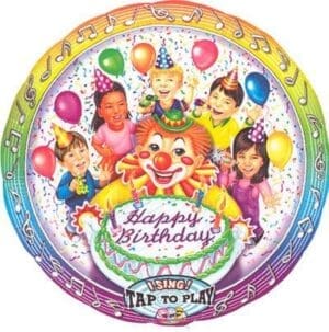 28" CLOWN & KIDS SINGING MYLAR-0
