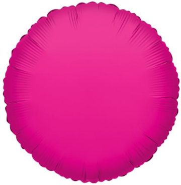 18" HOT PINK ROUND FOIL -0