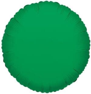 18" GREEN ROUND FOIL-0