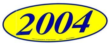2004 OVAL YEAR MODEL SIGNS-0