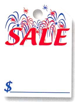 FIREWORKS SALE MIRROR HANG TAG-0