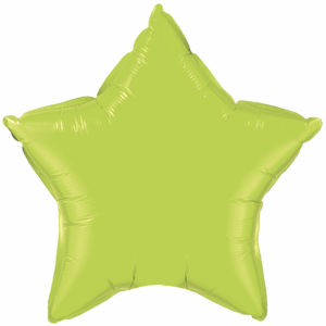 4" Lime Green Star-0