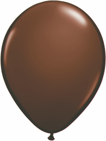 11" Chocolate Brown Qualatex Latex Balloons-0