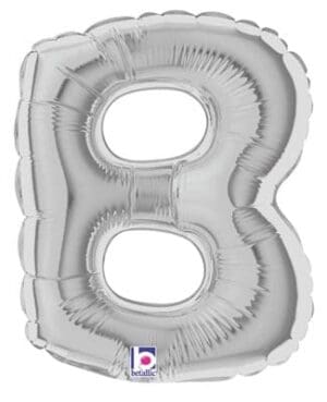 Letter B Silver