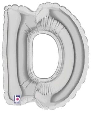 Letter D Silver