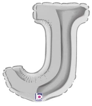 Letter J Silver