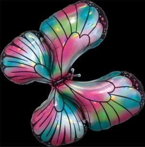 Iridescent Multi Color Butterfly