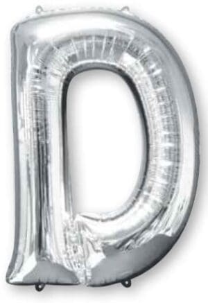 Letter D Silver