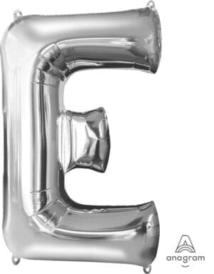 Letter E Silver
