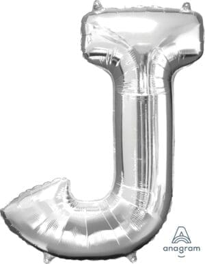 Letter J Silver