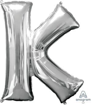 Letter K Silver
