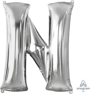 Letter N Silver