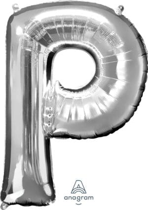 Letter P Silver