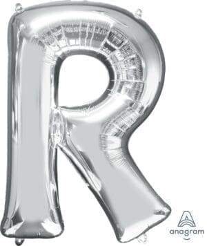 Letter R Silver