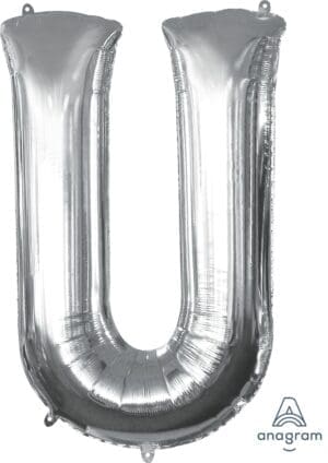 Letter U Silver