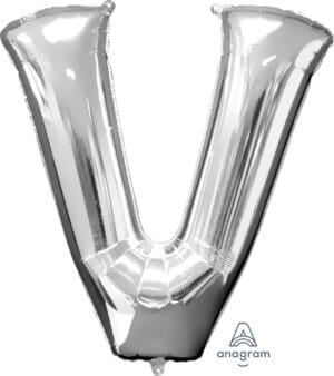 Letter V Silver