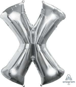 Letter X Silver