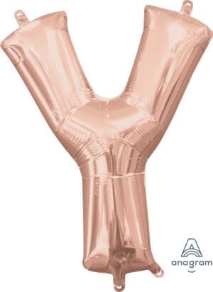Letter Y Rose Gold