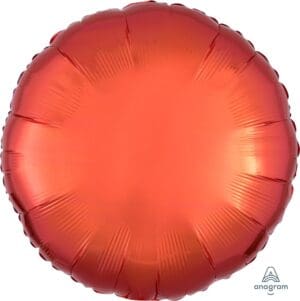 Metallic Orange Round