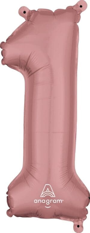Number 1 Rose Gold