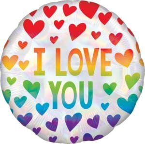 Love You Iridsecent Hearts