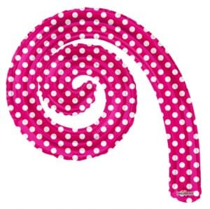Kurly Spiral Pink Polka Dot scaled