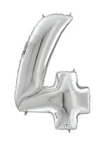 Number 4 silver gigaloon