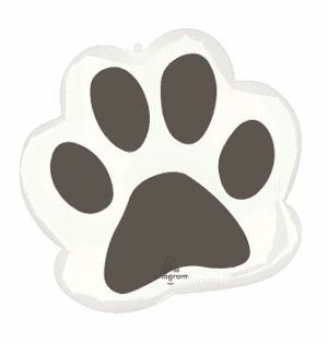 Pawsome Party Paw Print