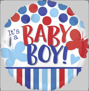 Baby Boy Red Blue