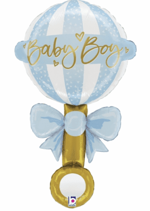 Satin Baby boy Rattle