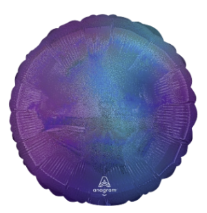Blue Aura Stardust Ombre Round